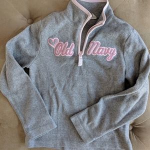 Girls Old Navy fleece pullover